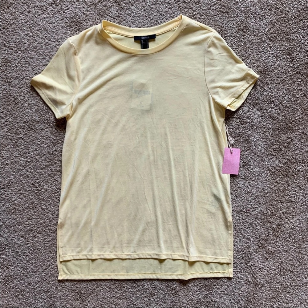 Pale Yellow Short Sleeve